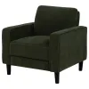 Coaster Fine Furniture 511216 Ruth - Fabric Upholstered Track Arm Accent Chair - Matcha Green