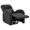 Coaster Fine Furniture 603293P Grant - Fabric Upholstered Power Recliner Chair - Charcoal Gray