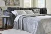 Ashley Furniture 35504S4 Biddeford - 2-Piece Sleeper Sectional With Raf Corner Chaise - Ebony