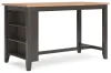Ashley Furniture D396/13/124(2) Gesthaven - 5 Pc. - Rectangular Dining Room Counter Table, 4  Barstools - Natural / Brown
