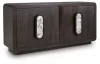 Ashley Furniture A4000683 Elliston - Accent Cabinet - Espresso Brown