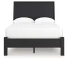 Ashley Furniture B1013B25 Danziar - Full Panel Bed With Low Footboard - Black