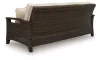 Ashley Furniture PCP760-838 Monterey Point - Sofa With Cushion - Dark Brown
