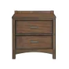 Samuel Lawrence Furniture S917-050 Seneca - 2-Drawer Nightstand with USB port - Brown