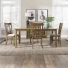 Liberty Furniture 227-CD-5RLS Santa Rosa - 5 Piece Rectangular Table Set - Antique Honey