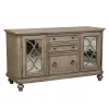 Liberty Furniture 412-HO120 Simply Elegant - Credenza - Heathered Taupe