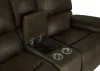 New Classic U093-25-BRN New Classic U093-25-BRN Brookings - Console Loveseat With Dual Recliners - Brown