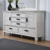 CoasterEssence 205333 Franco - 5-Drawer Dresser - Distressed White