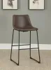 CoasterEveryday 102536 Michelle - Upholstered Bar Chair (Set of 2) - Brown