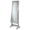 CoasterEssence 951017 Moore - Cheval Mirror With Jewelry Storage - Silver