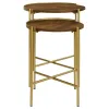Coaster Fine Furniture 936168 Malka - 2 Piece Round Wood Nesting Table - Dark Brown And Gold