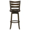 Coaster Fine Furniture 181369 Murphy - Wood Pub Height Swivel Bar Chair - Dark Brown