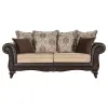 Coaster Fine Furniture 508571 Elmbrook - Upholstered Rolled Arm Sofa - Brown