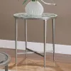 Furniture of America FOA4743E Freja - End Table - Silver