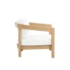 New Classic G5511-21-WHT Wesley - Patio Club Chair With Cushion - White
