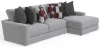 Jackson Furniture Industries 4045/63/76-28 Arlo - 2 Piece Oversized Sofa Chaise (RSF Chaise) - Oyster