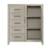 Intercon CR-BR-9705D-WSL-C Carlson - Gentleman's Chest - Washed Linen