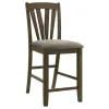 Coaster Fine Furniture 109179 Canfield - Counter Height Dining Side Chair (Set of 2) - Brown