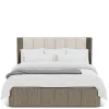 Riverside Furniture 87180-87181-87172 Riverside Furniture 87180-87181-87172 Sariel - King Upholstered Bed - Dark Brown