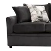 New Classic U1270-30-DGY Sylvie - Sofa With 4 Accent Pillows - Lush Mink Gray