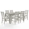 New Classic 40-D1652-D6C New Classic 40-D1652-D6C Pascal - Rectangle Dining Table With 6 Chairs - Driftwood