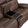 Liberty Furniture 7023SD-22P Beckham - Loveseat With Console P2 & ZG - Aline Saddle