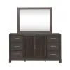 Liberty Furniture 313-BR-DM Modern Edge - Dresser & Mirror - Caffe