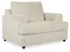 Ashley Furniture 9510423 Soletren - Chair and a Half - Stone