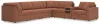 Ashley Furniture 92102S34 Ashley Furniture 92102S34 Modmax - 7-Piece Sectional With Audio System Console - Spice