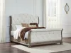Ashley Furniture B944B5 Ashley Furniture B944B5 Ardenfield - California King Upholstered Sleigh Bed - Light Brown