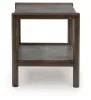 Ashley Furniture T669-3 Kallenny - Rectangular End Table - Brown / Gray