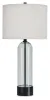 Ashley Furniture L430944 Kerrbrook - Glass Table Lamp - Clear / Black