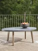 Ashley Furniture PCP428-701 Harmony Headlands - Oval Cocktail Table - Natural / Gray