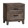 Liberty Furniture 384-BR61 Ridgecrest - 2 Drawer Nightstand - Cobblestone