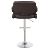 CoasterEssence 102556 Brandi - Adjustable Bar Stool - Chrome And Brown