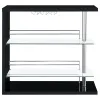 CoasterEssence 100165 Prescott - Rectangular Home Wine Table - Black High Gloss