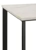 Coaster Fine Furniture 707697 Tobin - Square Marble Top End Table - White And Black