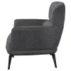 Coaster Fine Furniture 903082 Andrea - Upholstered Crecent Arm Accent Chair - Gray