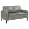 Coaster Fine Furniture 508365-S3 Ruth - 3 Piece Upholstered Track Arm Sofa Set - Gray