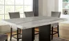 Furniture of America CM3744PT-TABLE Kian - Counter Height Dining Table - White / Black
