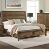 Intercon FG-BR-4965KB-WCT-C Intercon FG-BR-4965KB-WCT-C Forge - King Bed - Weathered Chestnut