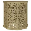 Coaster Fine Furniture 931148 Torres - Octagonal Solid Mango Wood Side Table - Natural Brown