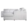 New Classic 23-U1899-3NS Bliss - Sectional Sleeper - Mist Gray