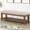Liberty Furniture 936-BR47 Shaker Lakes - Bed Bench - Harvest Brown