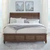 Liberty Furniture 104-BR-QSB Liberty Furniture 104-BR-QSB Twin Lakes - Queen Storage Bed - Chestnut