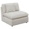 CoasterElevations 551451 Hobson - Upholstered Armless Chair - Ivory