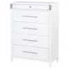 Coaster Fine Furniture 225075 Gracemont - 5-Drawer Bedroom Chest Of Drawers - White