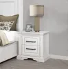 Coaster Fine Furniture 215872 Mckinney - 2-Drawer Nightstand With Dual USB - Vintage White