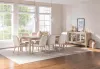 Coaster Fine Furniture 115501-S9 Solano - 9-Piece Extension Table Dining Set - Weathered Mango
