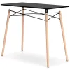 Ashley Furniture H020-10 Ashley Furniture H020-10 Jaspeni - Home Office Desk - Black / Natural